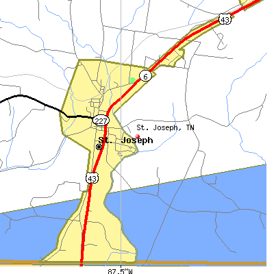 St. Joseph map