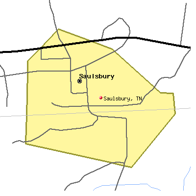 Saulsbury map
