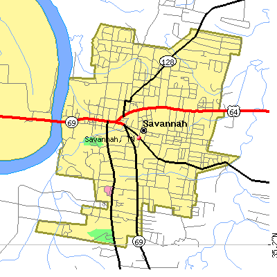 Savannah map