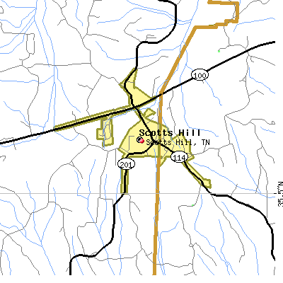 Scotts Hill map
