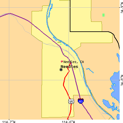 Needles map