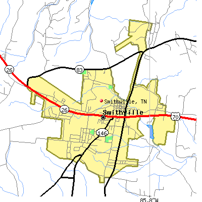 Smithville map