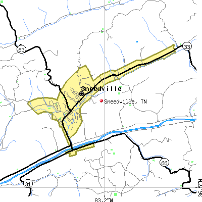 Sneedville map