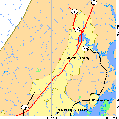 Soddy-Daisy map