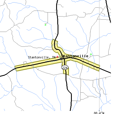 Stantonville map