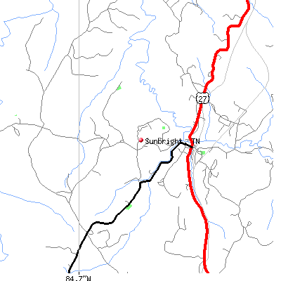 Sunbright map