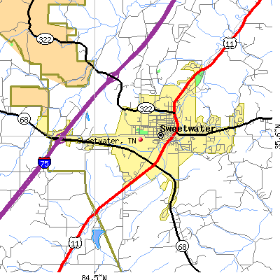 Sweetwater map