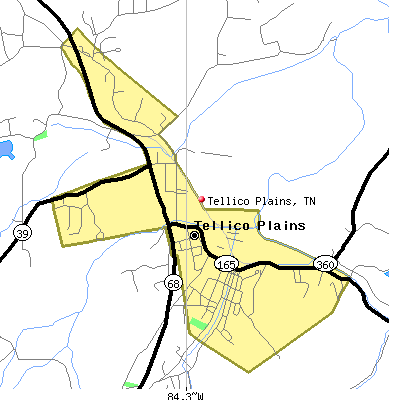 Tellico Plains map