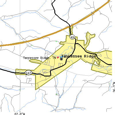 Tennessee Ridge map