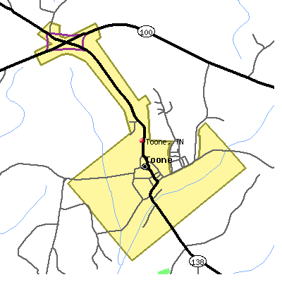 Toone map
