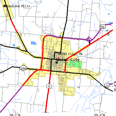 Union City map