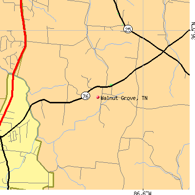 Walnut Grove map