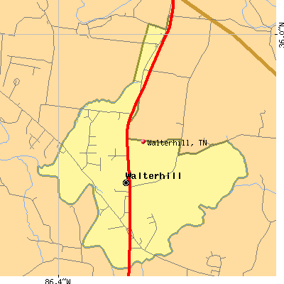 Walterhill map
