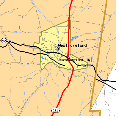Westmoreland map