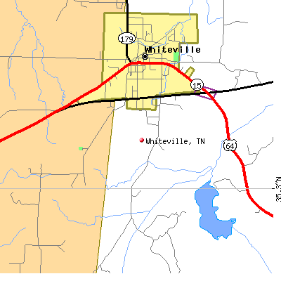 Whiteville map