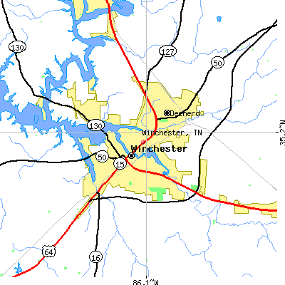 Winchester map