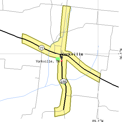 Yorkville map