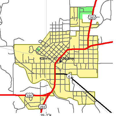 Albany map