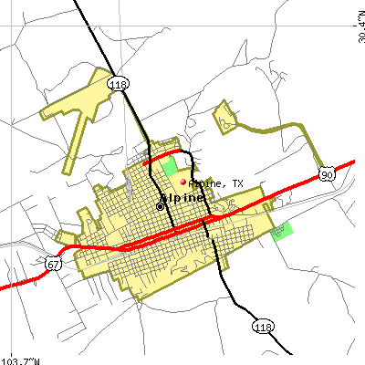 Alpine map