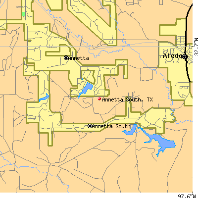 Annetta South map