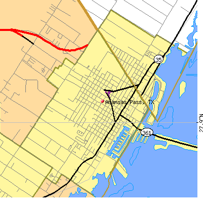 Aransas Pass map