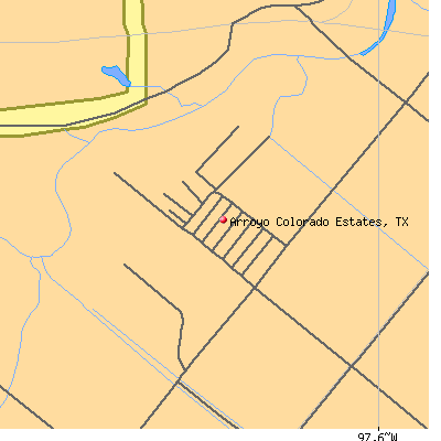 Arroyo Colorado Estates map