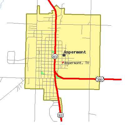 Aspermont map