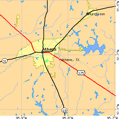 Athens map