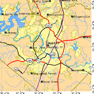 Austin map
