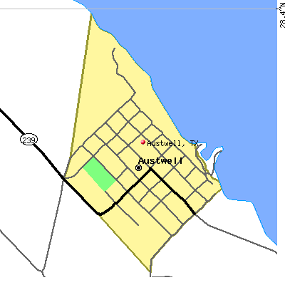 Austwell map