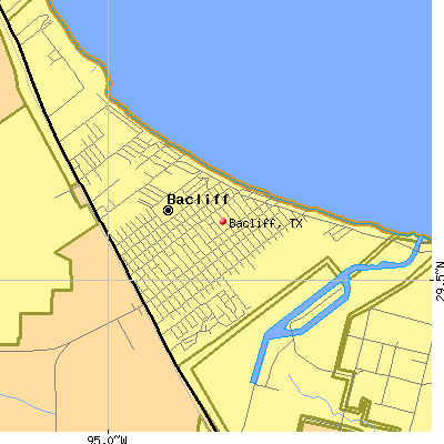 Bacliff map