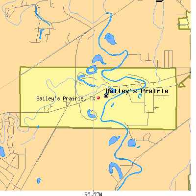 Bailey's Prairie map