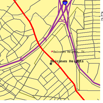 Balcones Heights map