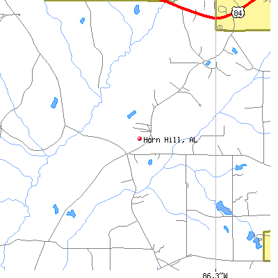 Horn Hill map
