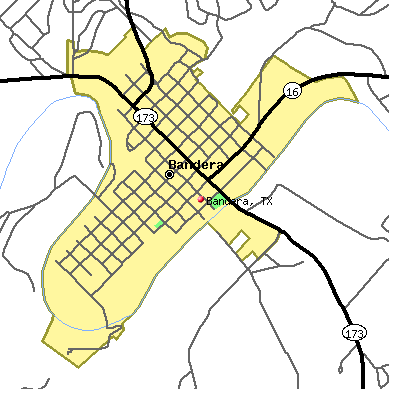 Bandera map