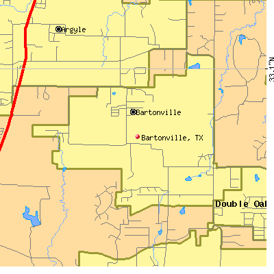Bartonville map