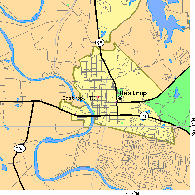 Bastrop map