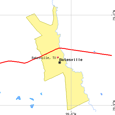 Batesville map