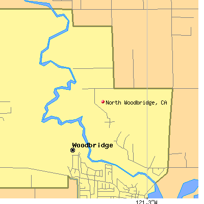 North Woodbridge map
