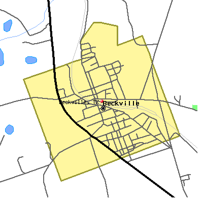 Beckville map