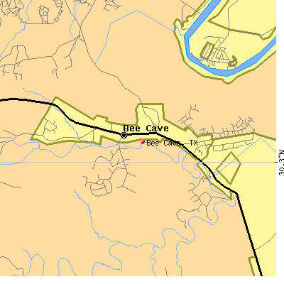 Bee Cave map