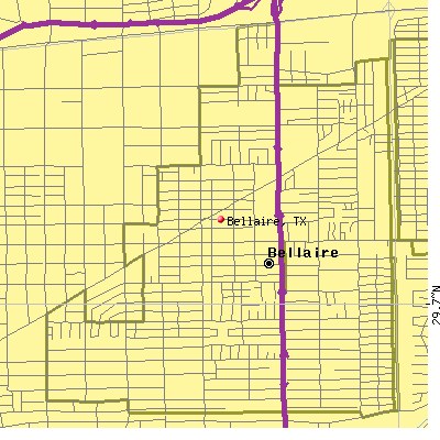 Bellaire map