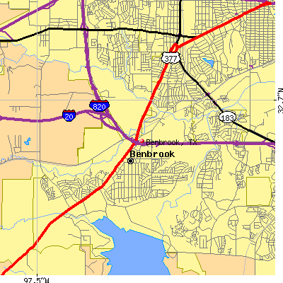 Benbrook map