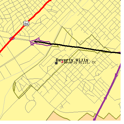Beverly Hills map