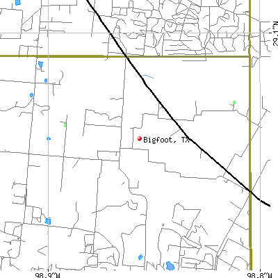 Bigfoot map
