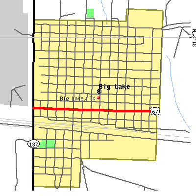 Big Lake map
