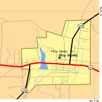 Big Sandy map