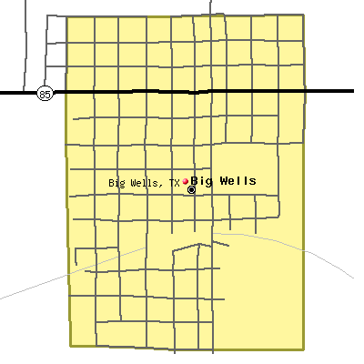 Big Wells map