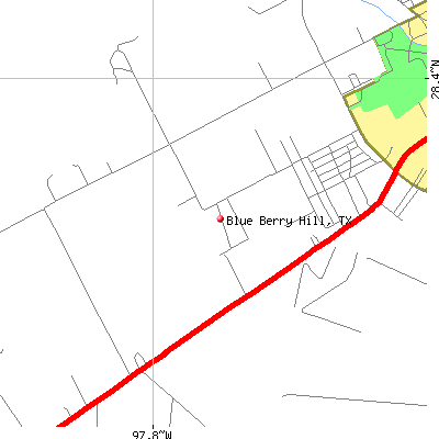 Blue Berry Hill map