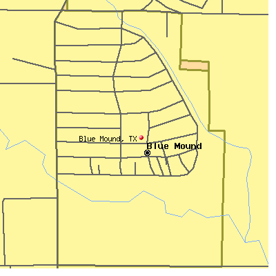 Blue Mound map